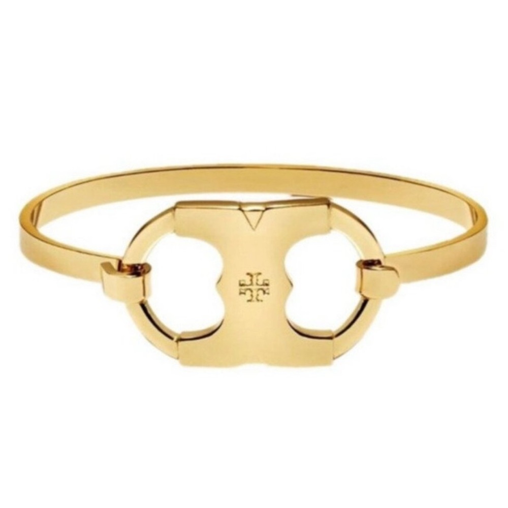 Tory Burch Gemini Link I.D. Gold Bangle NWT
